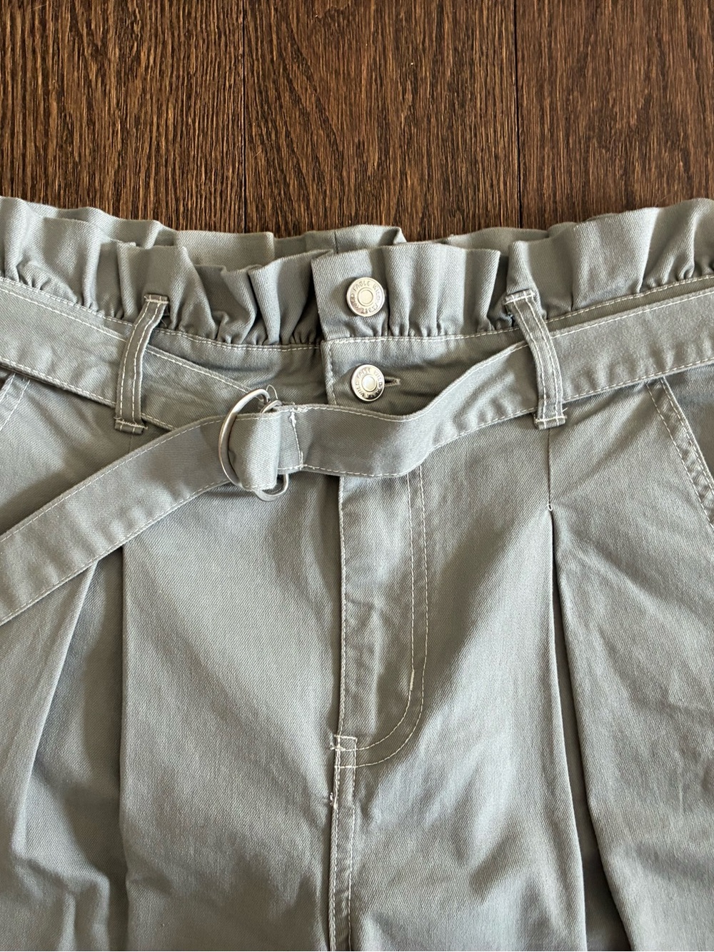 Wild Fable Paperbag Pants, Cotton 🩶 - Picture 2 of 10